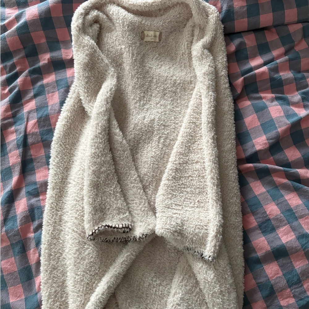 Altar'd State Cream Textured Cardigan
